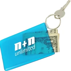Card Keeper with Keychain - Translucent