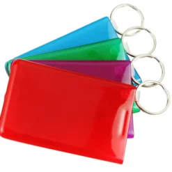 Card Keeper with Keychain - Translucent