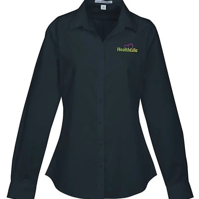 Carefree Poplin Shirt - Ladies' - 24 hr