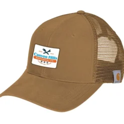 Carhartt Canvas Trucker Cap - Full Color Patch