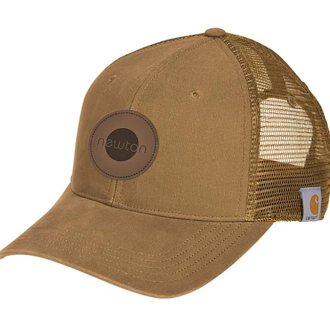 Carhartt Canvas Trucker Cap - Laser Engraved Patch