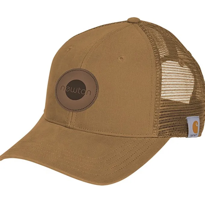 Carhartt Canvas Trucker Cap - Laser Engraved Patch