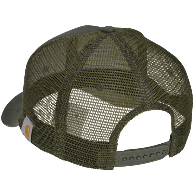 Carhartt Canvas Trucker Cap - Laser Engraved Patch
