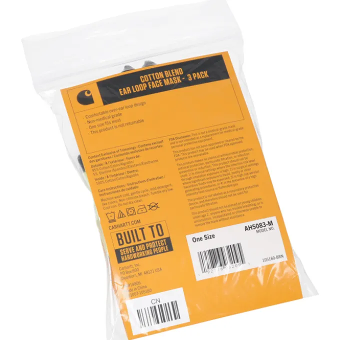 Carhartt Face Mask - 3 Pack