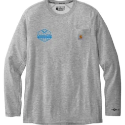 Carhartt Force Long Sleeve Pocket T-Shirt - Screen