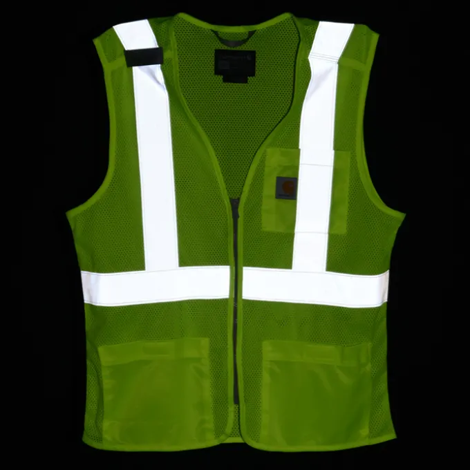 Carhartt High-Visibility Mesh Multi-Pocket Vest