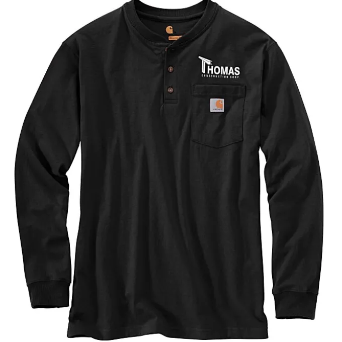 Carhartt Long Sleeve Henley Shirt - Screen