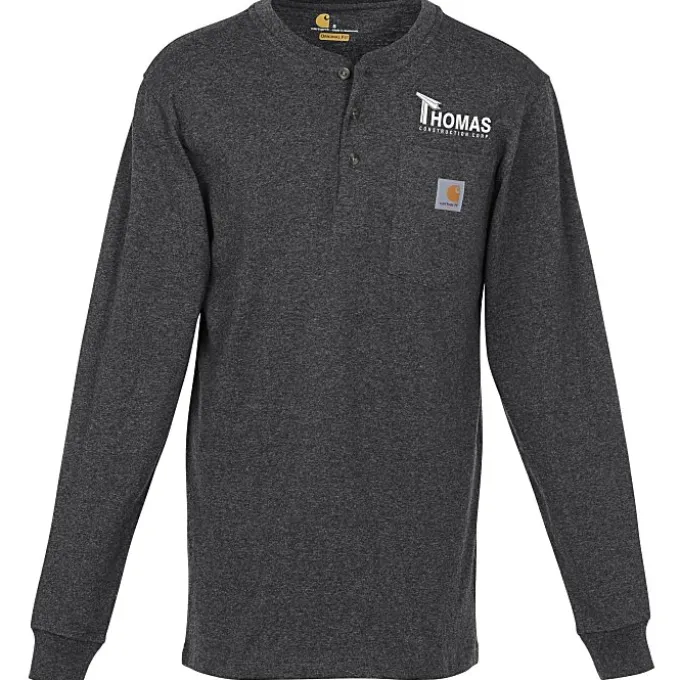 Carhartt Long Sleeve Henley Shirt - Screen