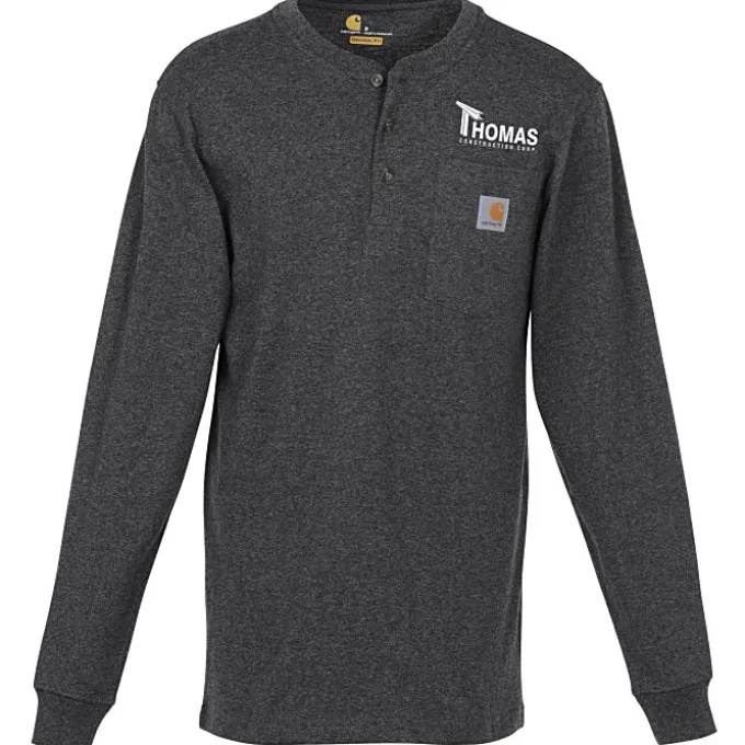 Carhartt Long Sleeve Henley Shirt - Screen