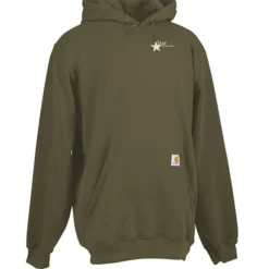 Carhartt Midweight Hooded Sweatshirt - Embroidered - 24 hr