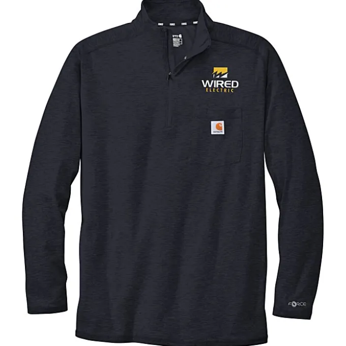 Carhartt Midweight 1/4-Zip Long Sleeve T-Shirt
