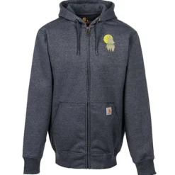 Carhartt Paxton Heavyweight Full-Zip Hoodie - Embroidered
