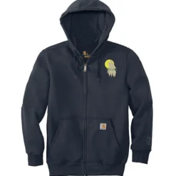 Carhartt Paxton Heavyweight Full-Zip Hoodie - Embroidered - 24 hr
