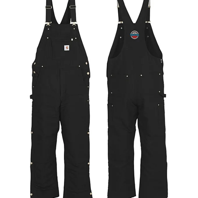 Carhartt Quilt Lined Firm Duck Bib Overalls