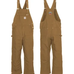 Carhartt Quilt Lined Firm Duck Bib Overalls