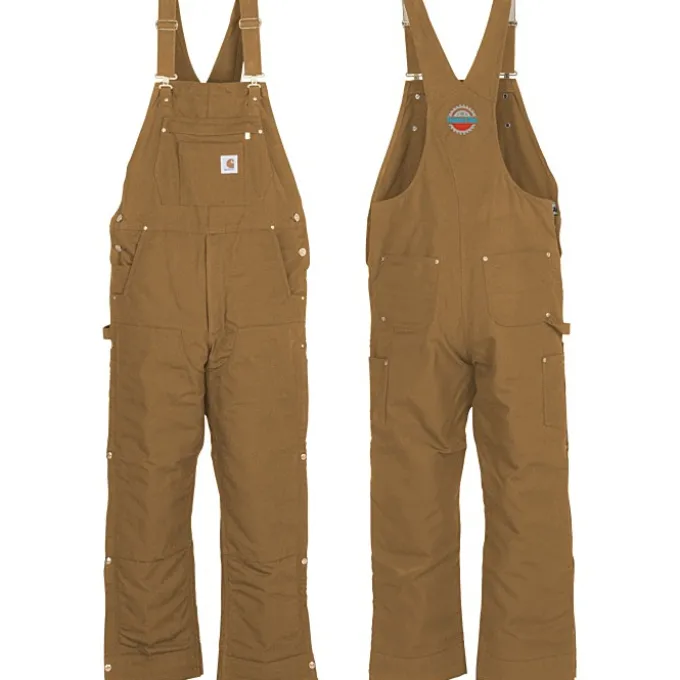 Carhartt Quilt Lined Firm Duck Bib Overalls