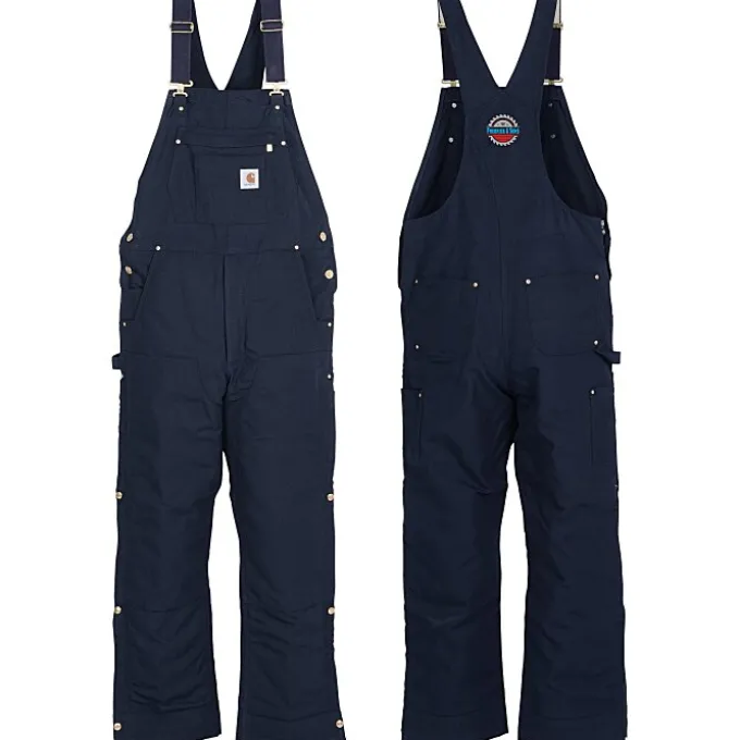 Carhartt Quilt Lined Firm Duck Bib Overalls