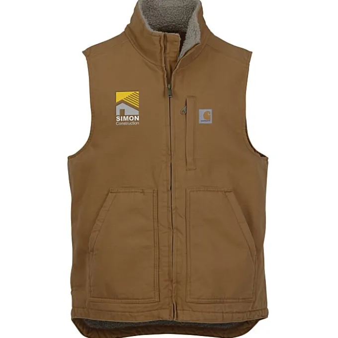 Carhartt Washed Duck Sherpa Lined Vest