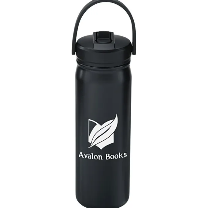 Carpo Vacuum Bottle with Flip Up Straw - 20 oz.