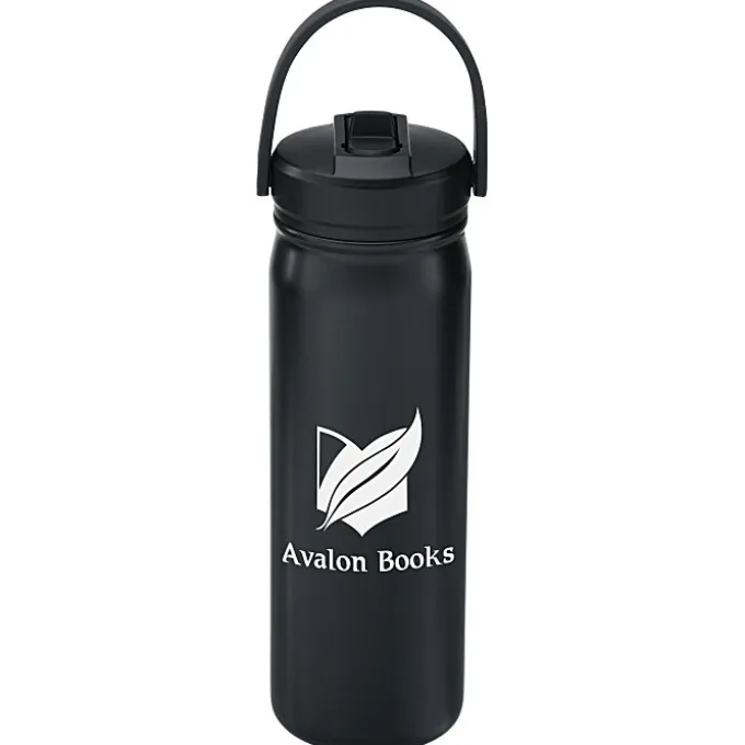 Carpo Vacuum Bottle with Flip Up Straw - 20 oz.