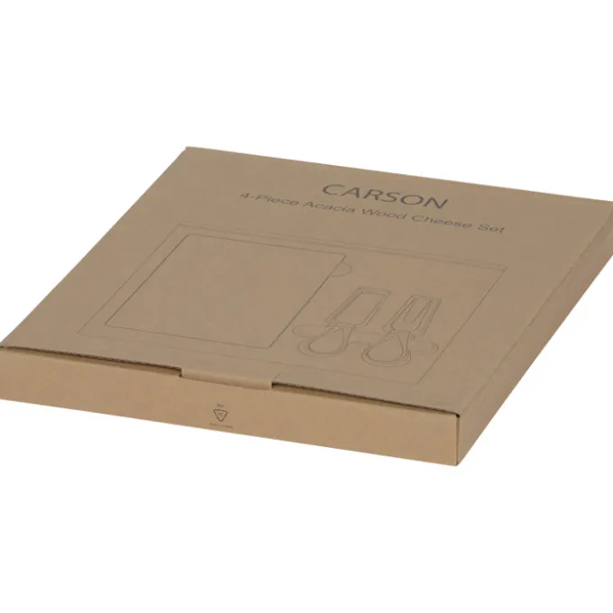 Carson 4-Piece Acacia Wood Cheese Set
