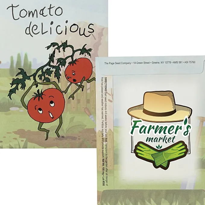 Cartoon Seed Packet - Tomato