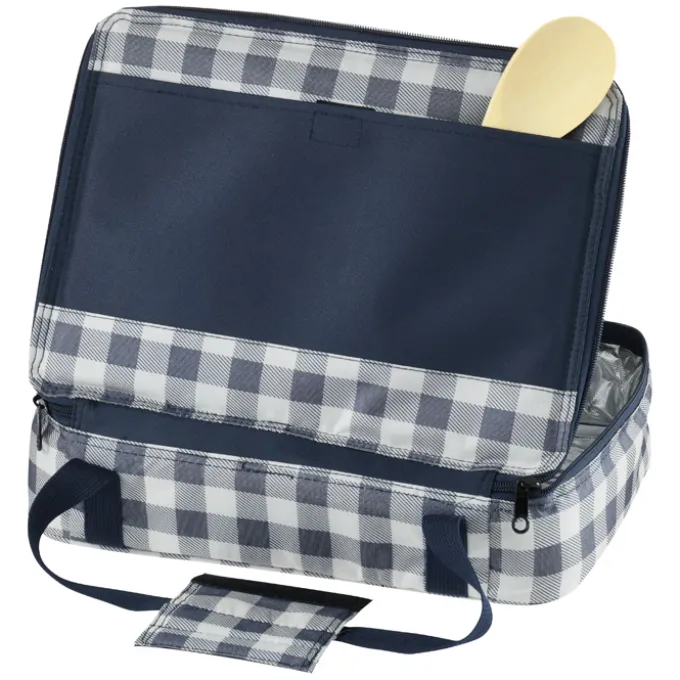 Casserole Keeper - Navy Plaid