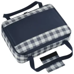 Casserole Keeper - Navy Plaid