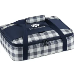Casserole Keeper - Navy Plaid