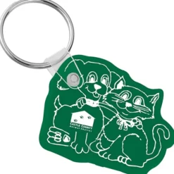 Cats & Dogs Soft Keychain - Opaque