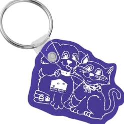 Cats & Dogs Soft Keychain - Opaque