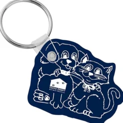 Cats & Dogs Soft Keychain - Opaque
