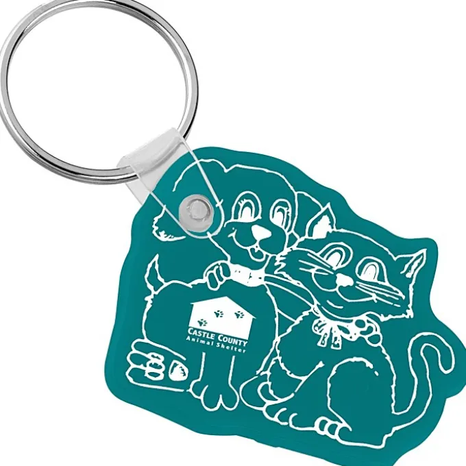 Cats & Dogs Soft Keychain - Opaque