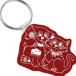 Cats & Dogs Soft Keychain - Opaque