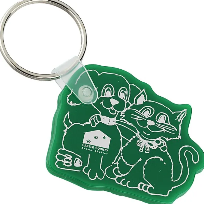 Cats & Dogs Soft Keychain - Opaque
