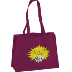 Celebration Shopping Tote - 12 inches x 16 inches - 28 inches Handles - Full Color