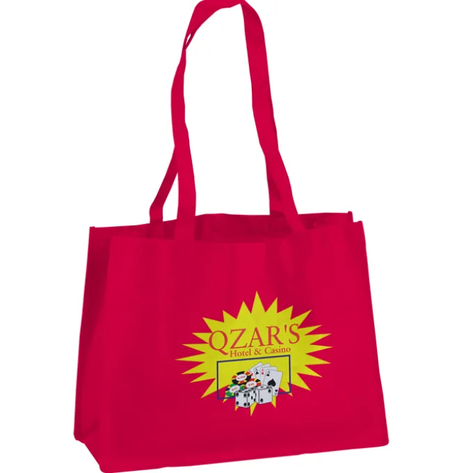 Celebration Shopping Tote - 12 inches x 16 inches - 28 inches Handles - Full Color
