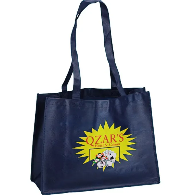 Celebration Shopping Tote - 12 inches x 16 inches - 28 inches Handles - Full Color