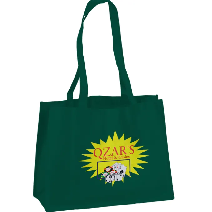 Celebration Shopping Tote - 12 inches x 16 inches - 28 inches Handles - Full Color