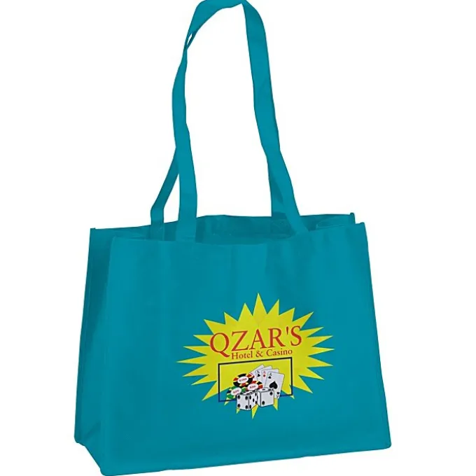 Celebration Shopping Tote - 12 inches x 16 inches - 28 inches Handles - Full Color