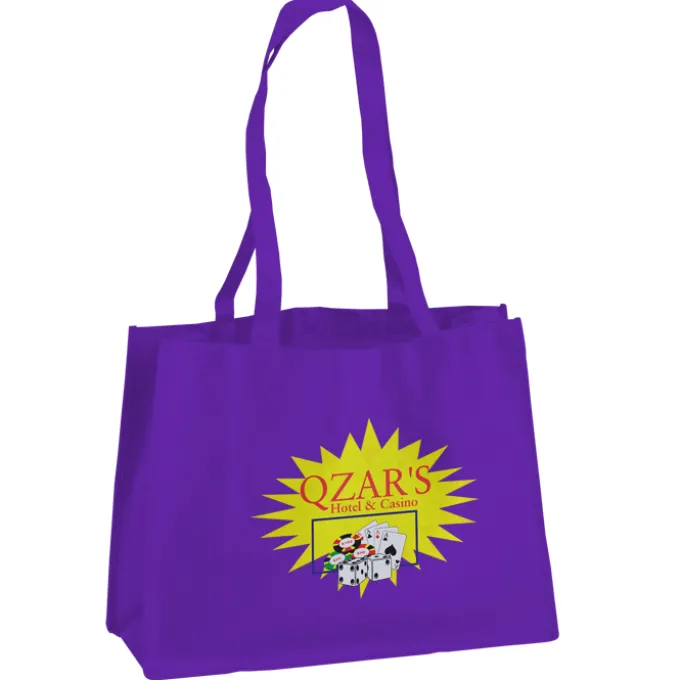 Celebration Shopping Tote - 12 inches x 16 inches - 28 inches Handles - Full Color