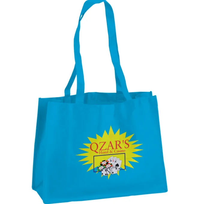 Celebration Shopping Tote - 12 inches x 16 inches - 28 inches Handles - Full Color