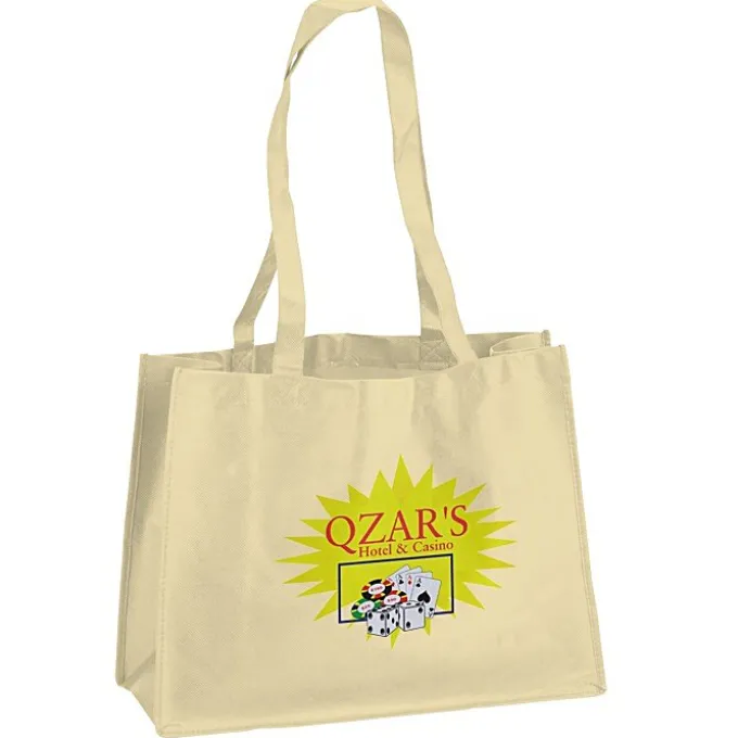 Celebration Shopping Tote - 12 inches x 16 inches - 28 inches Handles - Full Color