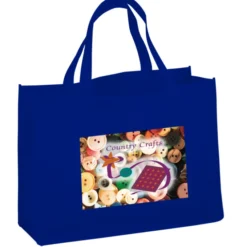 Celebration Shopping Tote - 12 inches x 16 inches - 18 inches Handles - Full Color
