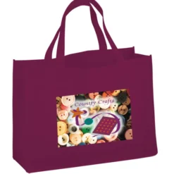 Celebration Shopping Tote - 12 inches x 16 inches - 18 inches Handles - Full Color