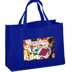 Celebration Shopping Tote - 12 inches x 16 inches - 18 inches Handles - Full Color