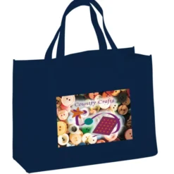 Celebration Shopping Tote - 12 inches x 16 inches - 18 inches Handles - Full Color