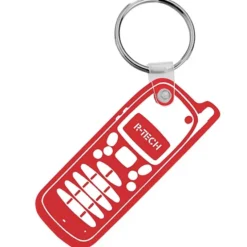 Cell Phone Soft Keychain - Translucent