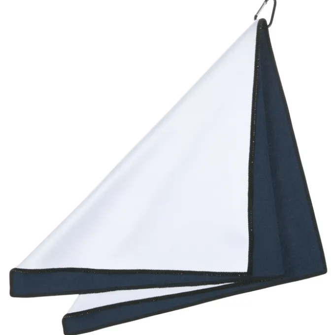 Center Clip Fairway Golf Towel with Carabiner