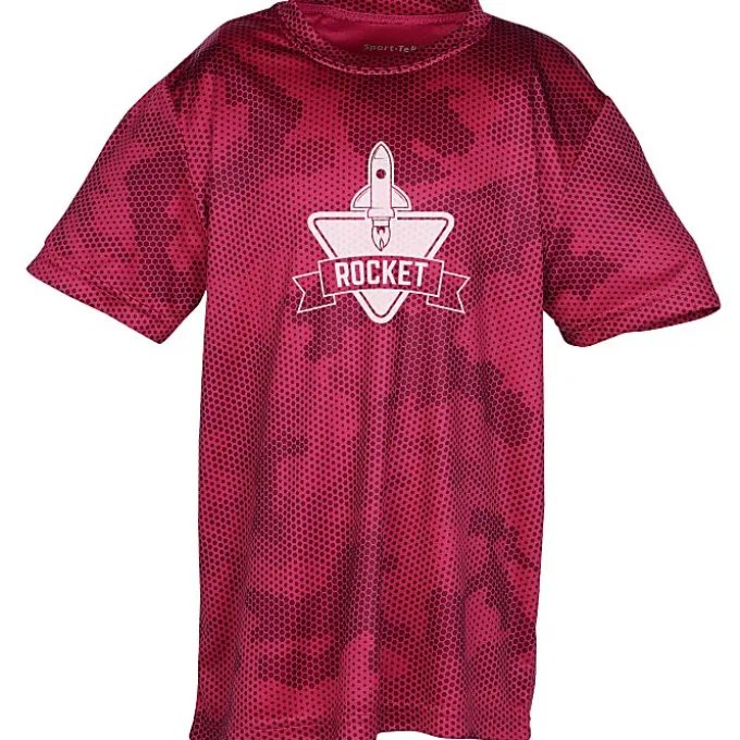 Challenger Camo Performance Tee - Youth - Screen